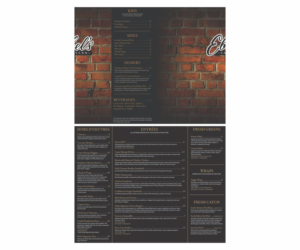 Menu Design by Cut and Glue for this project | Design: #16793945