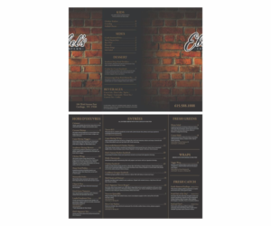 Menu Design by Cut and Glue for this project | Design: #16872216