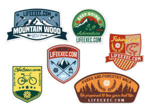 12 Cool Retro Badges  | Graphic Design by Whitebread