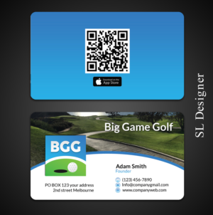 BGG Business Cards that rock. | Design de Carte de Visite par SL Designer