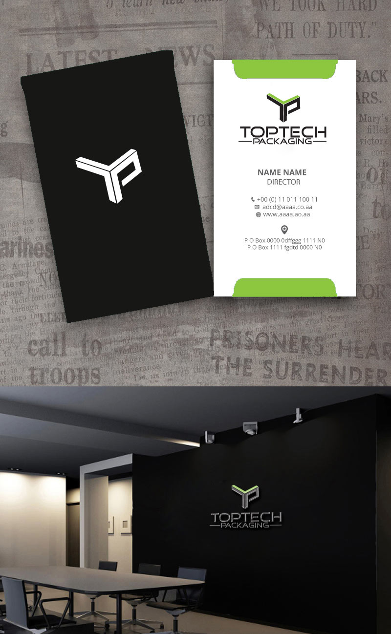 Design de Logo par zebronicgraphic pour Top Tech Packaging, LLC | Design #16636992