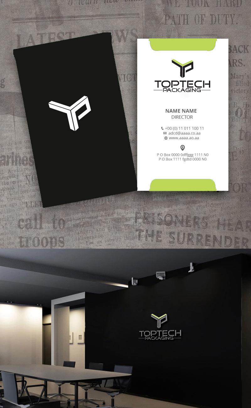 Diseño de Logo por zebronicgraphic para Top Tech Packaging, LLC | Diseño #16636994