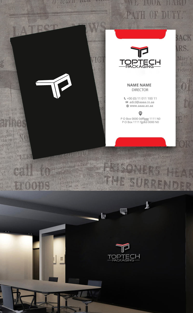 Logo Design by zebronicgraphic for Top Tech Packaging, LLC | Design: #16699096