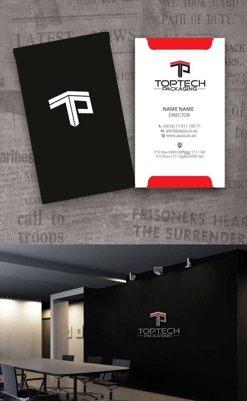 Design de Logo par zebronicgraphic pour Top Tech Packaging, LLC | Design #16699098