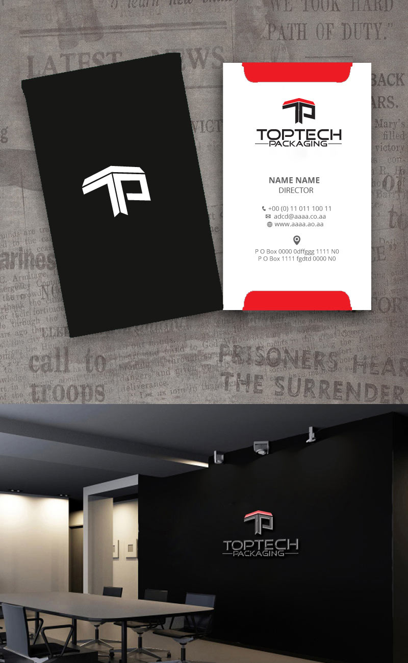 Design de Logo par zebronicgraphic pour Top Tech Packaging, LLC | Design #16699100
