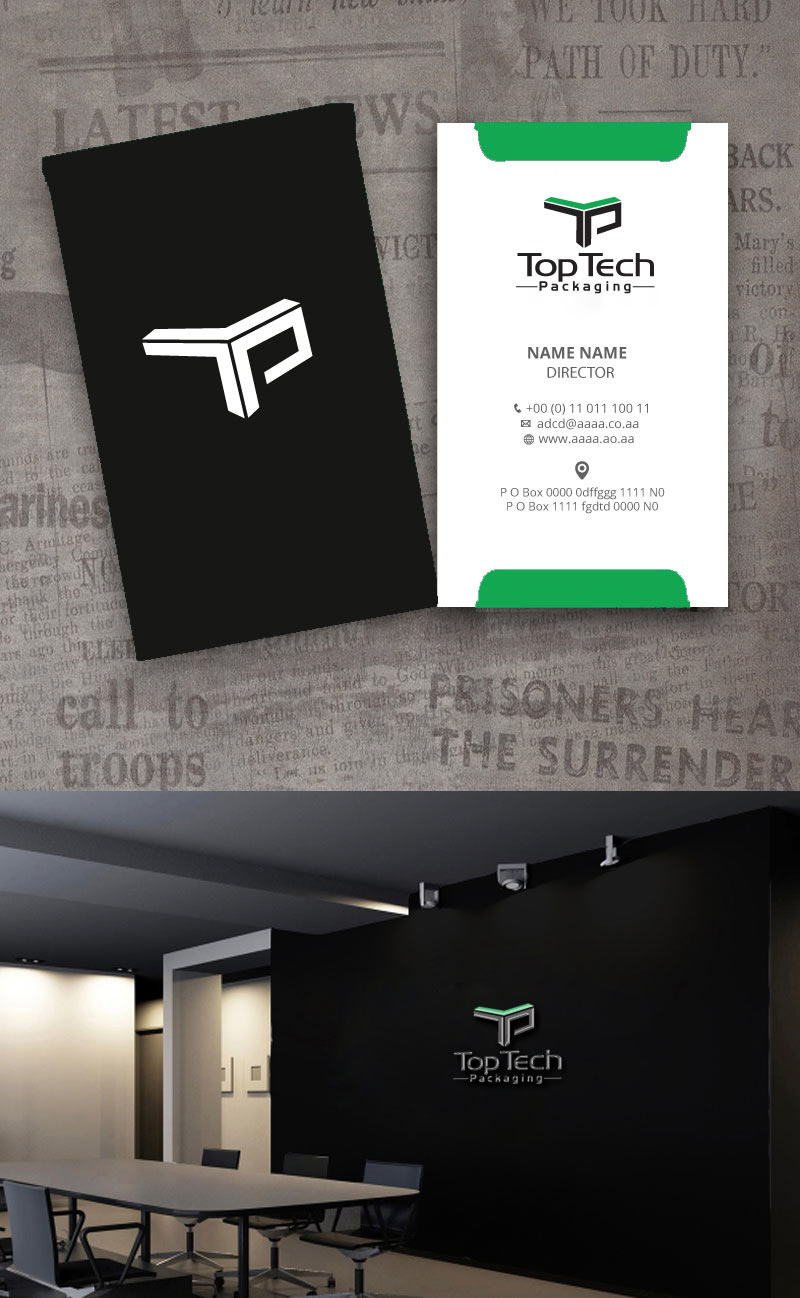 Logo Design by zebronicgraphic for Top Tech Packaging, LLC | Design #16707645