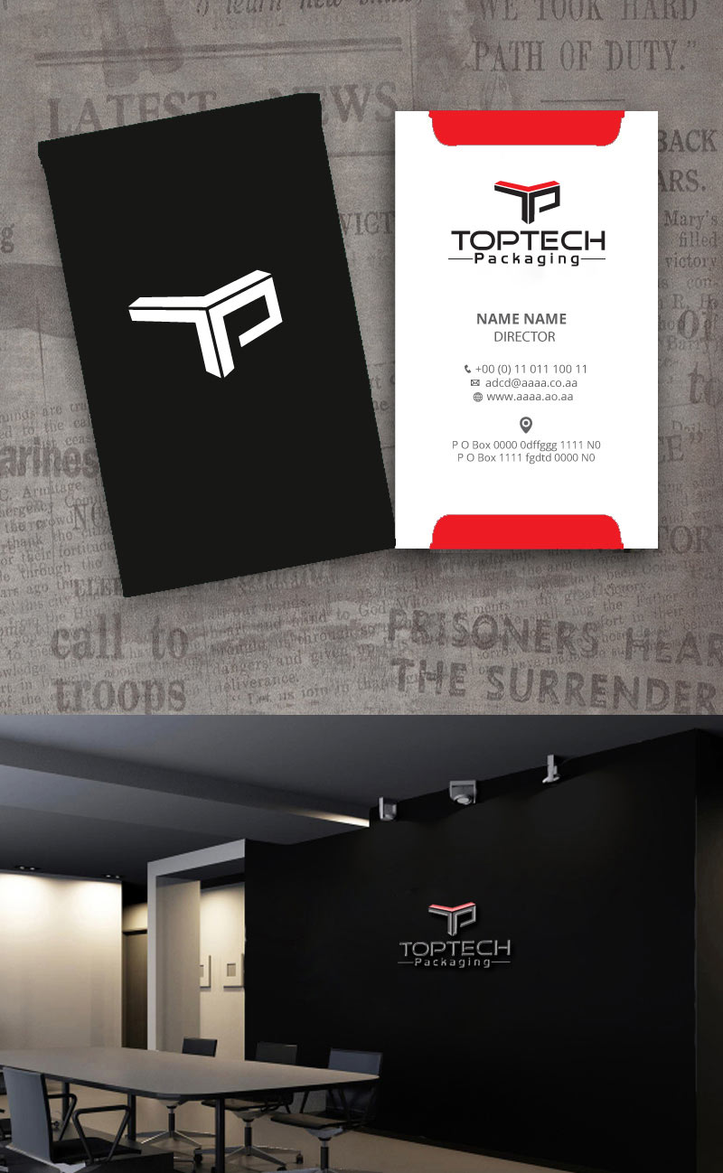 Logo Design by zebronicgraphic for Top Tech Packaging, LLC | Design #16707647