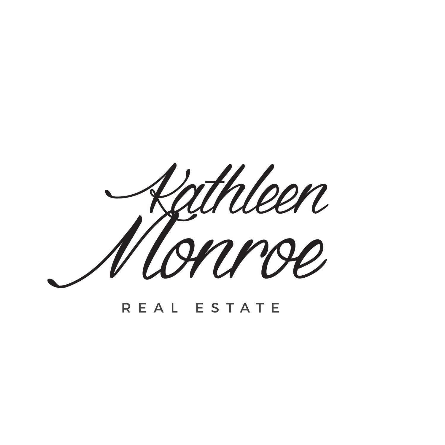 Elegant, Serious, Real Estate Agent Logo Design for Kathleen Monroe