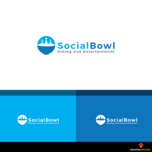 SocialBowl Eats & Entertainment  | Diseño de Logo por Graphic Bricks