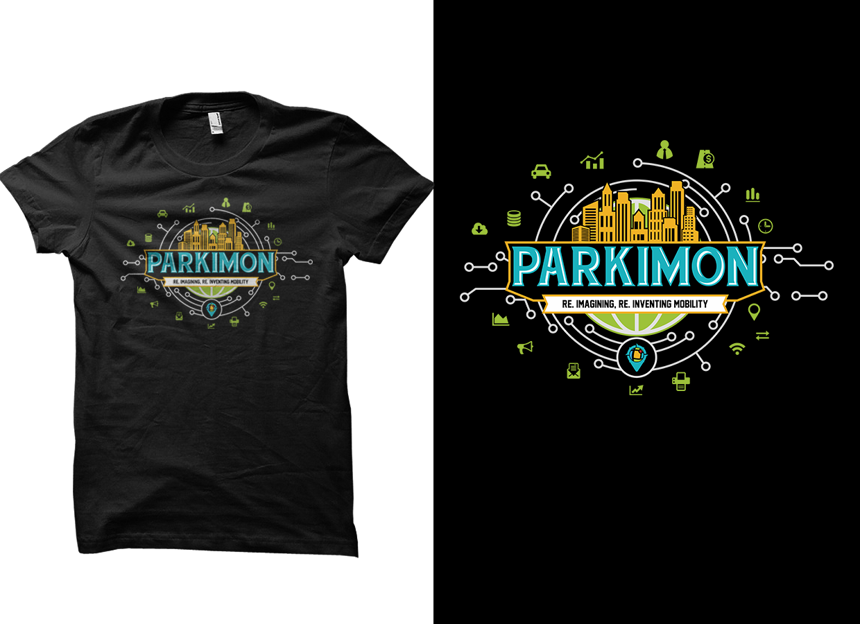 T-shirt Design by cithuwill for Parkimon Inc. | Design #16714972
