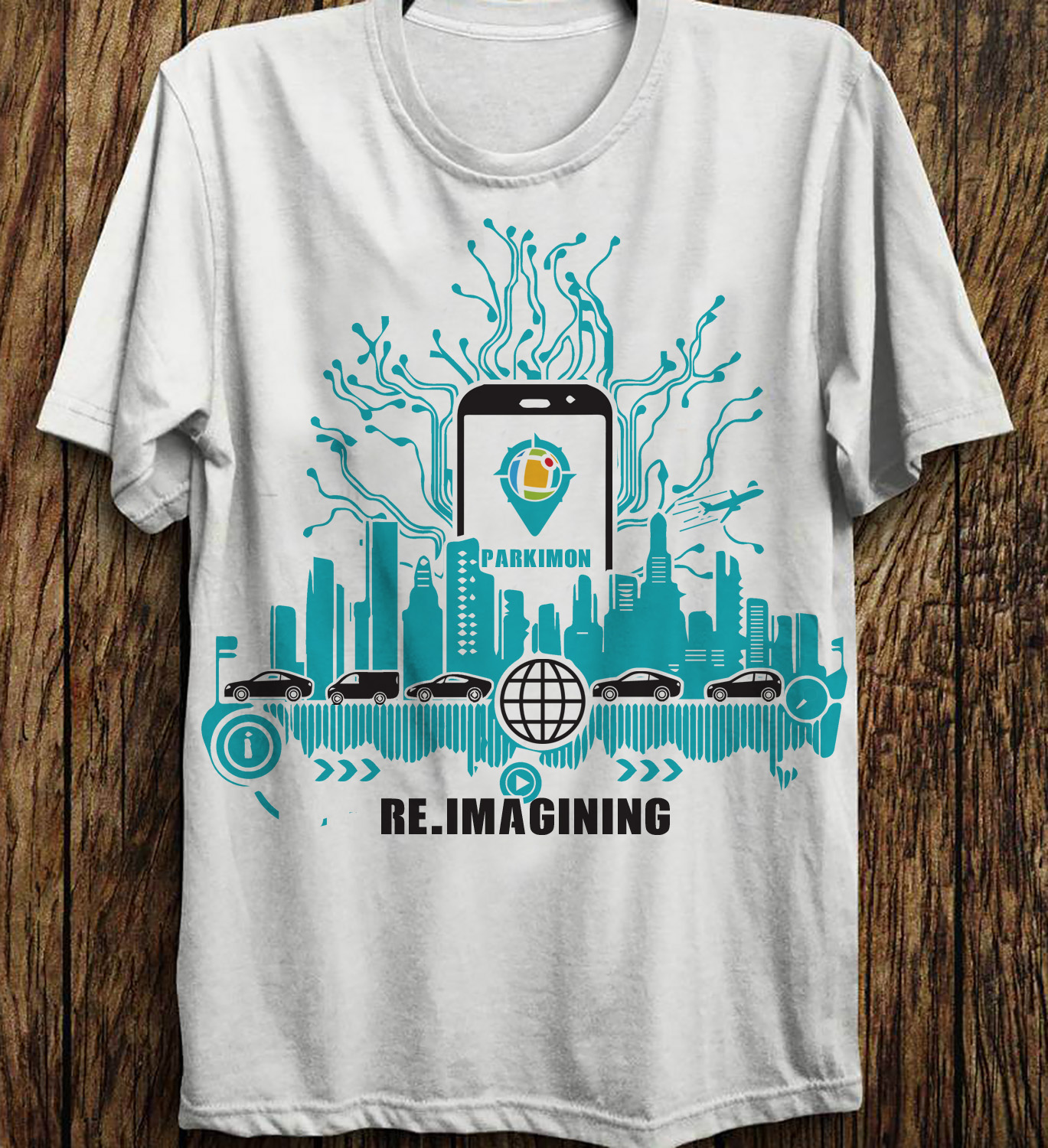 T-shirt Design by creative gravity for Parkimon Inc. | Design #16688954