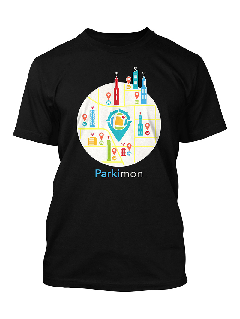 T-shirt Design by 777SKY for Parkimon Inc. | Design #16739263
