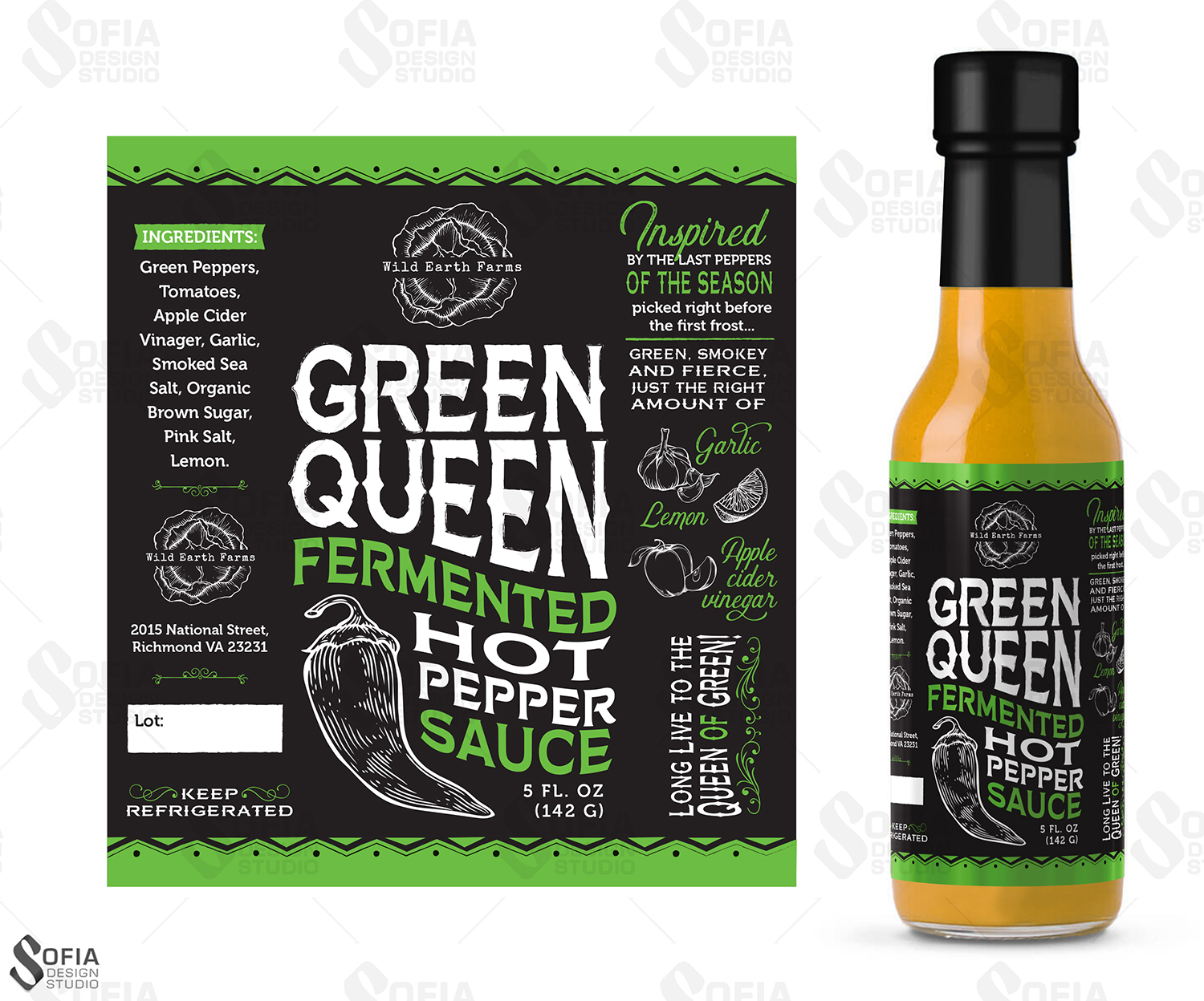 Label Design by SofiaDesignStudio for Wild Earth Farms, LLC | Design #16814640