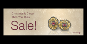 Banner Design for High End Jewelry Website | Banner Ad Design by D Creative