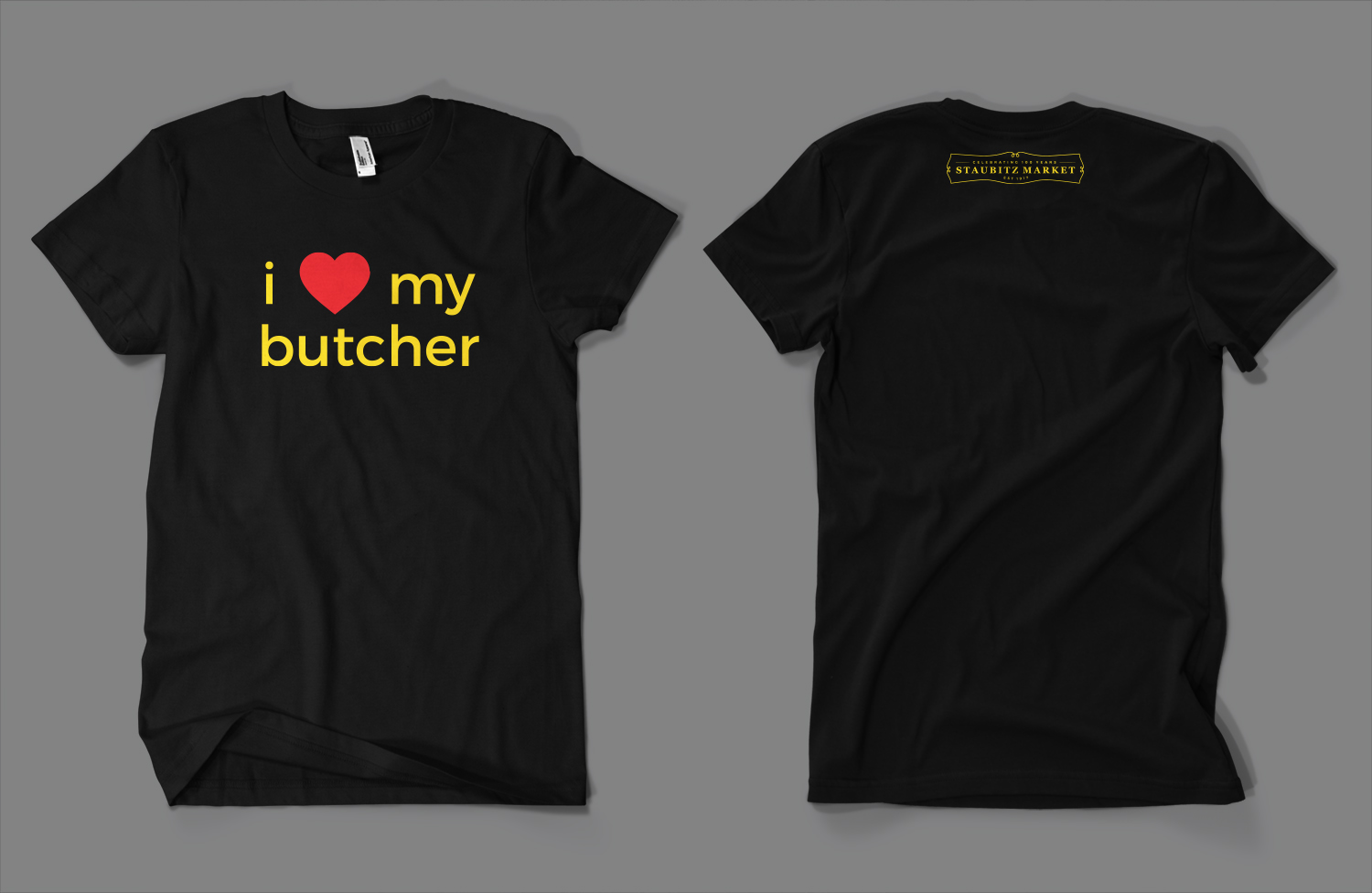 T-shirt Design by Barney Stinson for STAUBITZ MARKET | Design #16626886