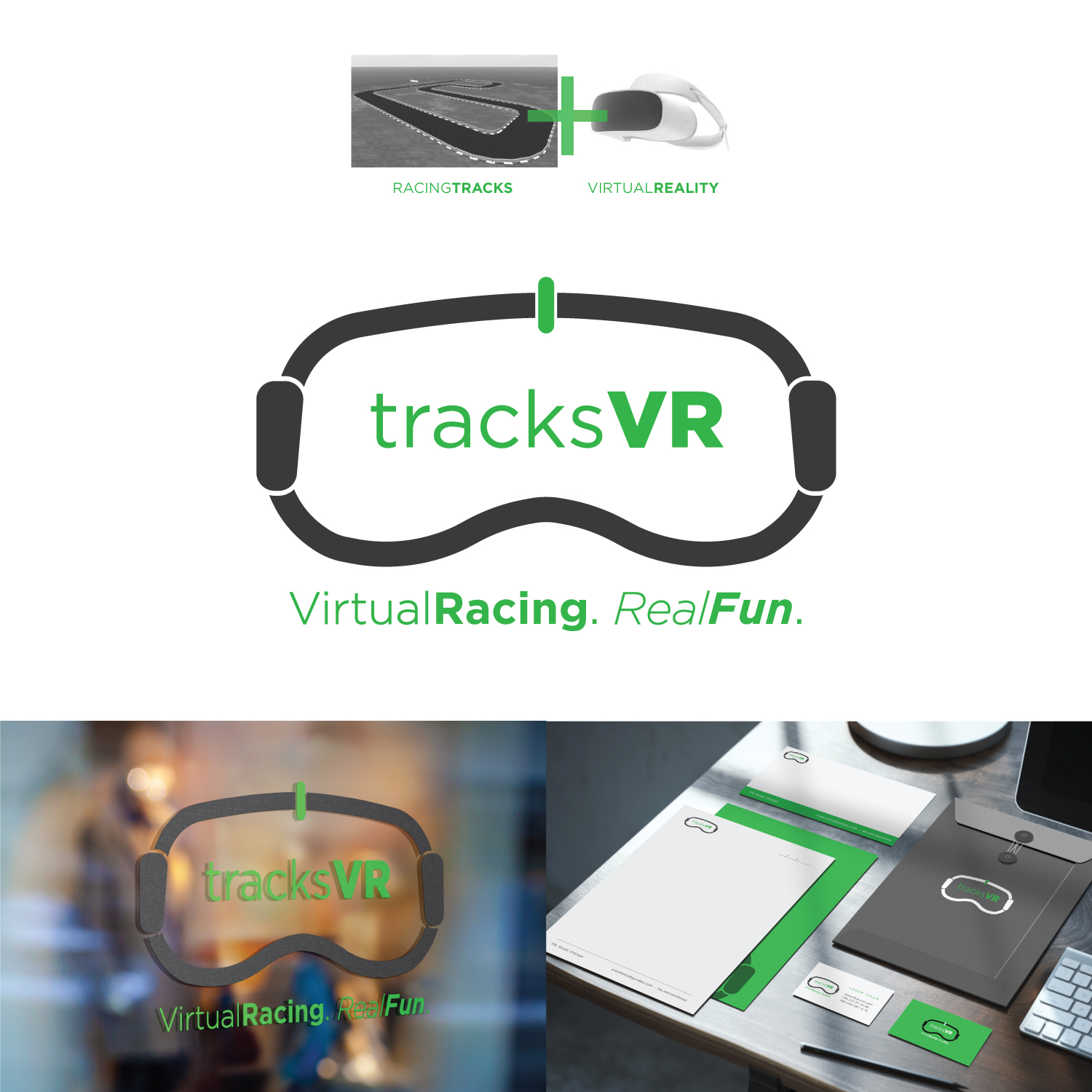Logo Design by Yeshapes for tracksVR | Design #16666376