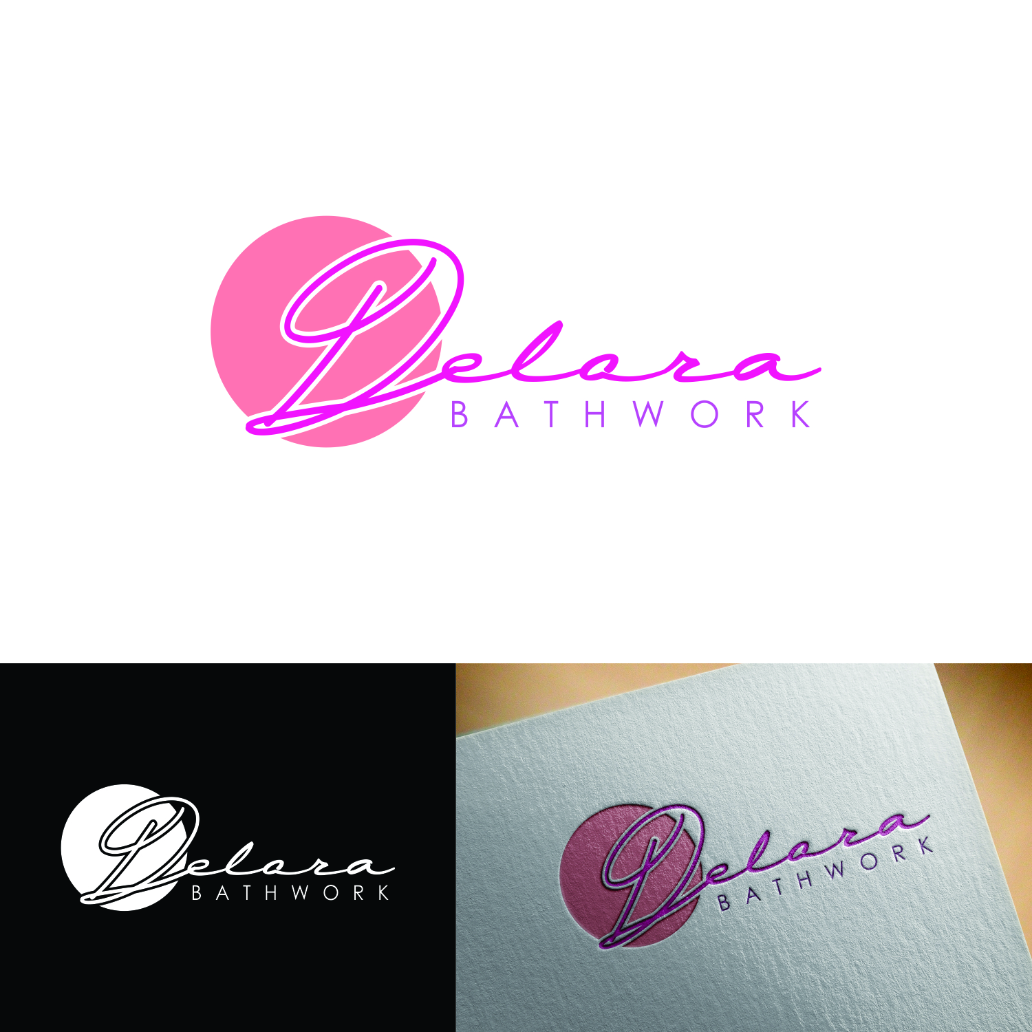 Logo Design by Mangun Wijaya for DeLora Bathworks | Design #16708049