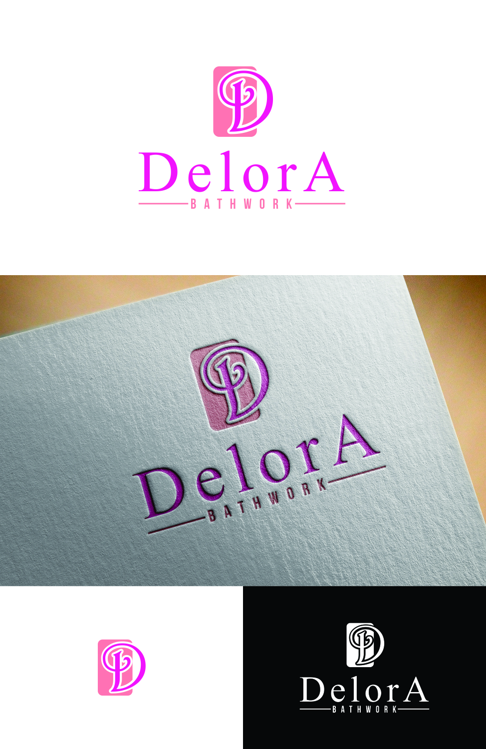 Logo Design by Mangun Wijaya for DeLora Bathworks | Design #16708246