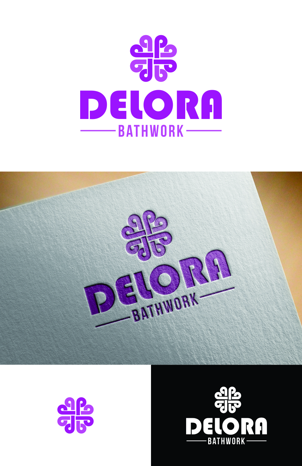 Logo Design by Mangun Wijaya for DeLora Bathworks | Design #16708275