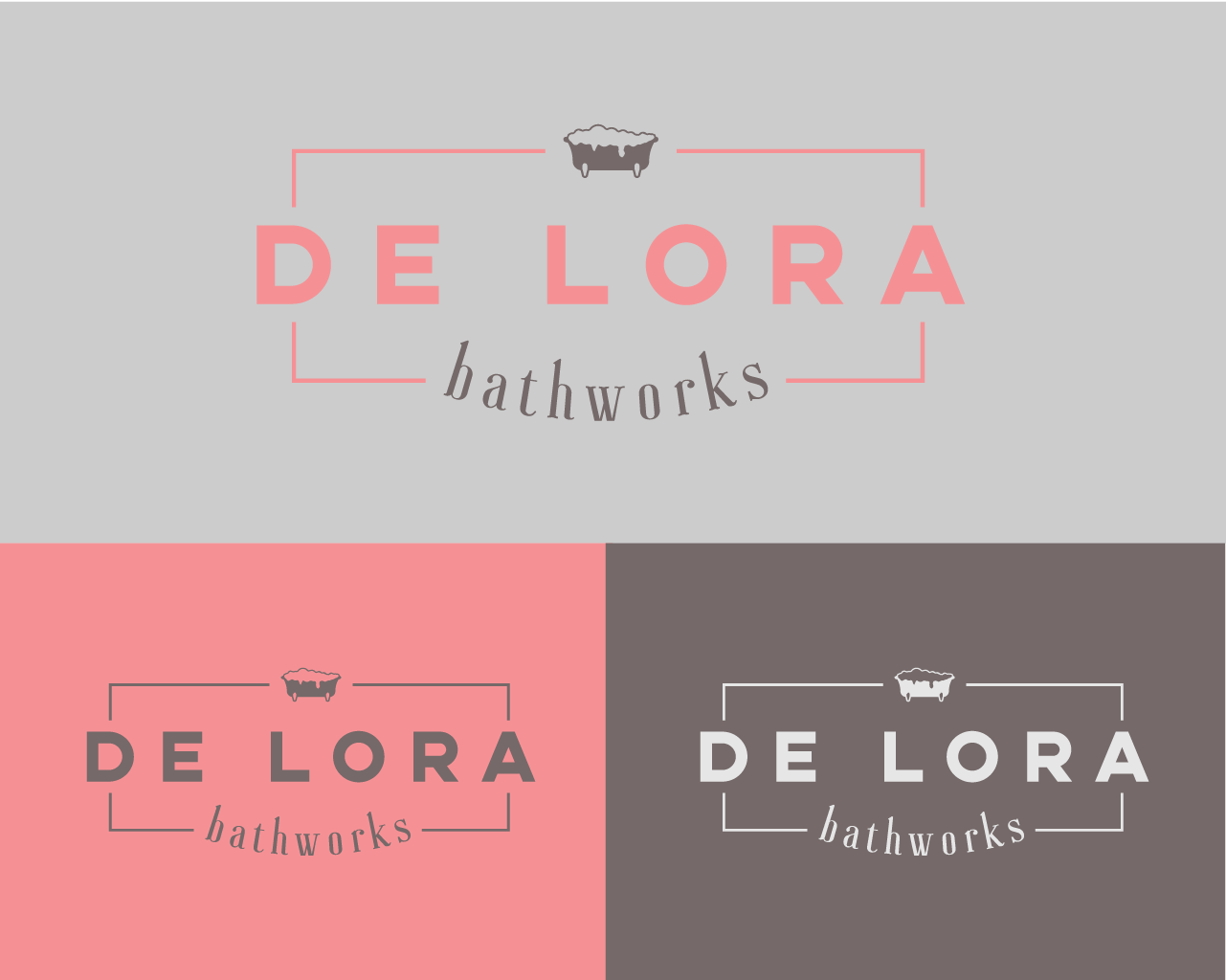 Logo-Design von barefootenko für DeLora Bathworks | Design #16715994