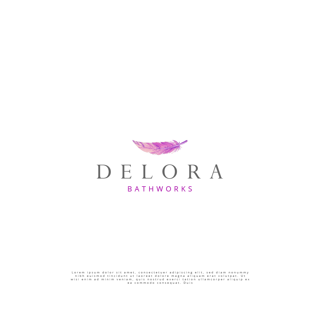 Logo Design by sasa.perkunic for DeLora Bathworks | Design #16644628