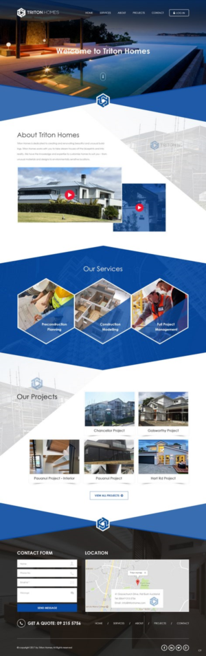 Web-Design von pb für Triton Homes Ltd | Design: #16642399