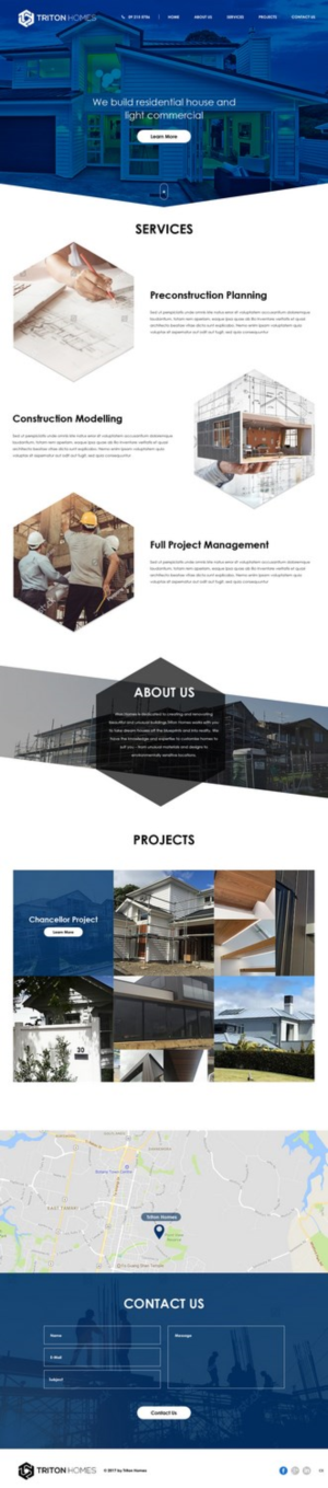 Web-Design von pb für Triton Homes Ltd | Design: #16642400
