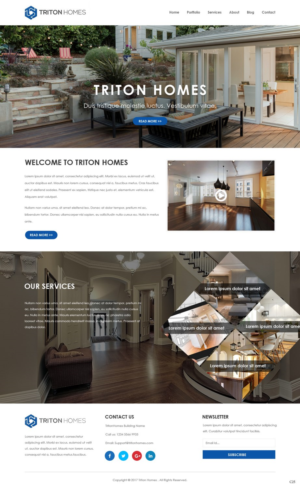 Web-Design von pb für Triton Homes Ltd | Design: #16642403