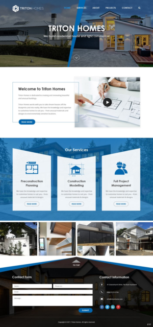Web-Design von pb für Triton Homes Ltd | Design: #16642414