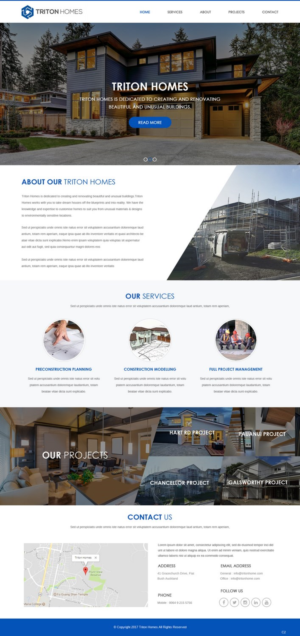 Diseño Web por pb para Triton Homes Ltd | Diseño: #16642429