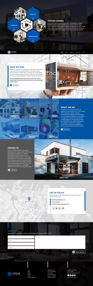 Diseño Web por MIND para Triton Homes Ltd | Diseño #16666734