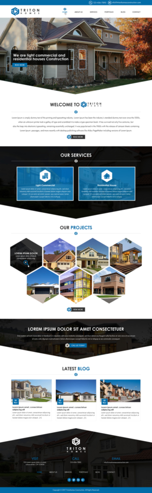 Diseño Web por Sbss para Triton Homes Ltd | Diseño: #16642783
