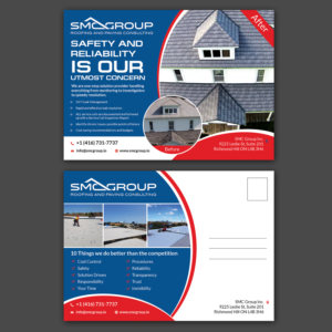 post card flyer for commercial roofing | Flyer Design by aspiremedia