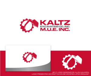 Logo Design by alvinnavarra for Kaltz Excavating Co. Inc./M.U.E. Inc.  | Design: #16633752