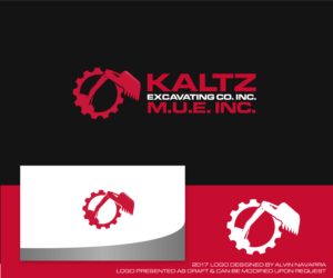 Logo Design by alvinnavarra for Kaltz Excavating Co. Inc./M.U.E. Inc.  | Design: #16633771