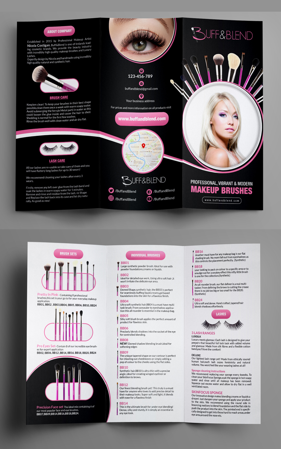 Design de Flyer par debdesign pour Buff and Blend | Design #16649177