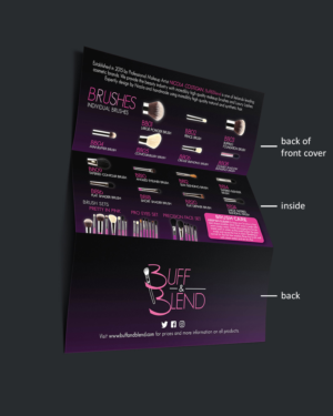 Design de Flyer par janiceg pour Buff and Blend | Design : #16768436