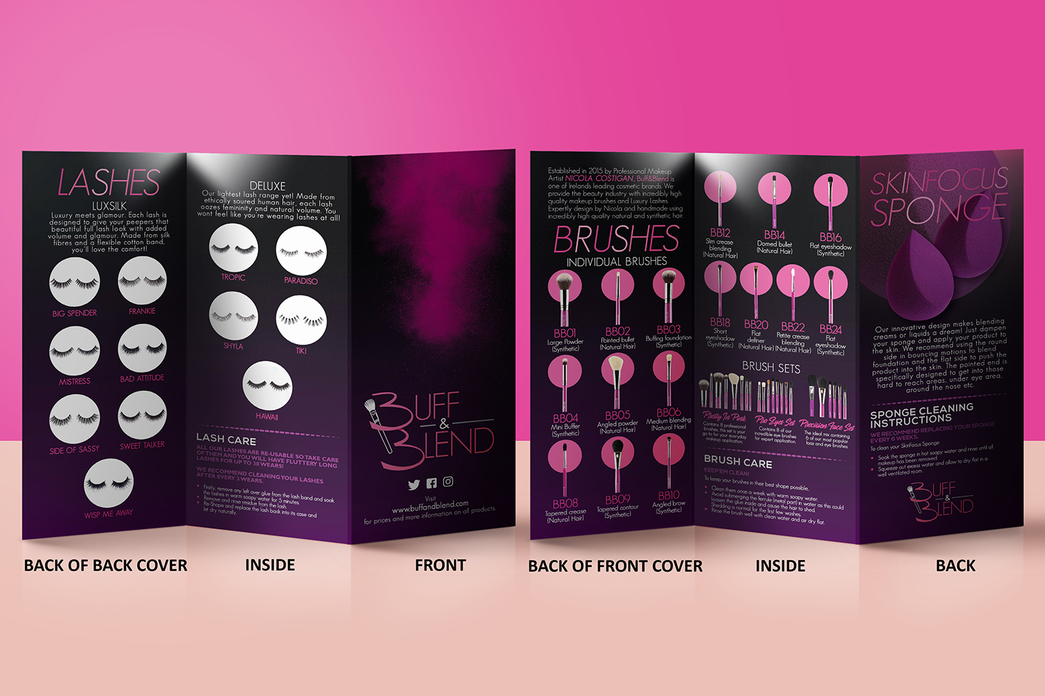 Design de Flyer par janiceg pour Buff and Blend | Design #16774048