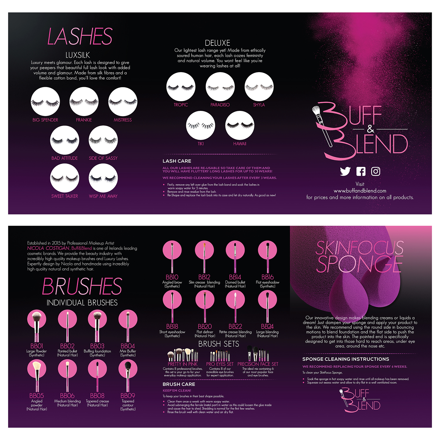 Design de Flyer par janiceg pour Buff and Blend | Design #16836529