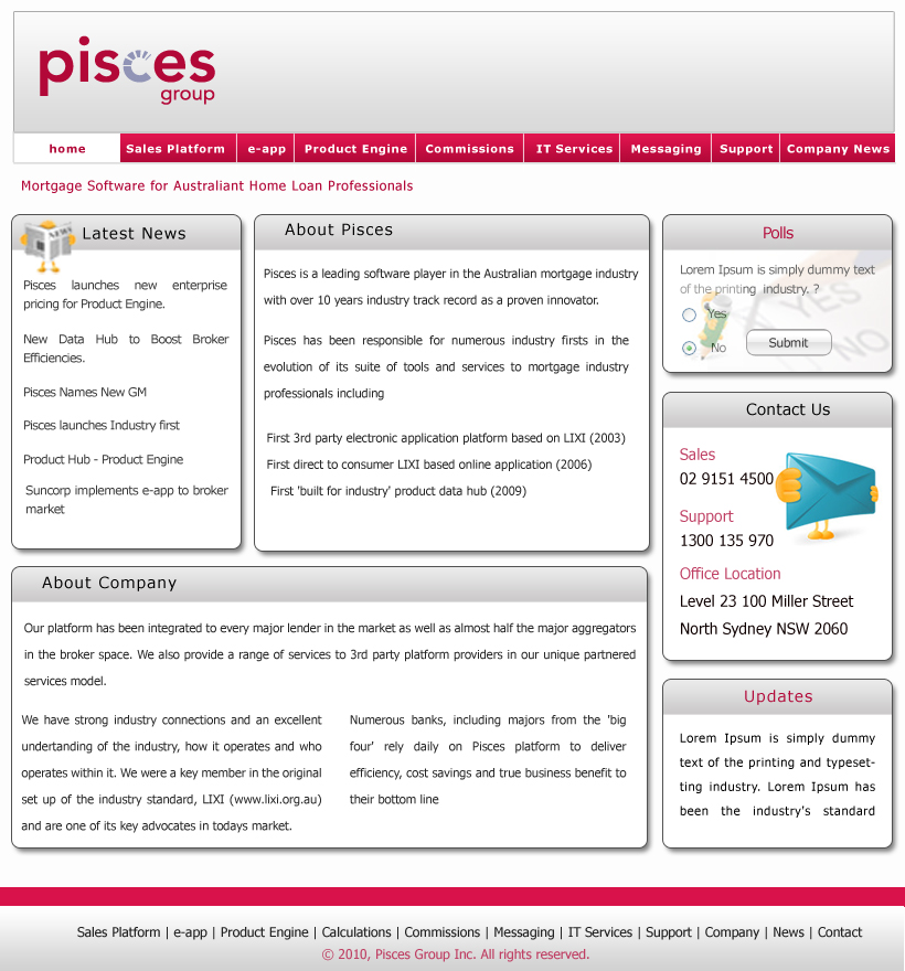 Web Design by ReckonCreations for Infinitive | Design #42461