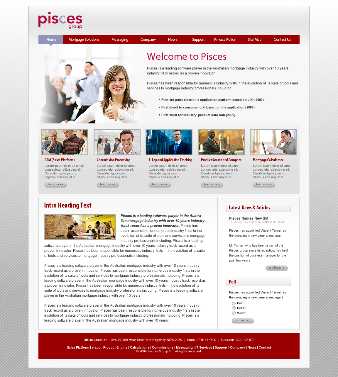 Web Design by jsondesigns for Infinitive | Design #43298