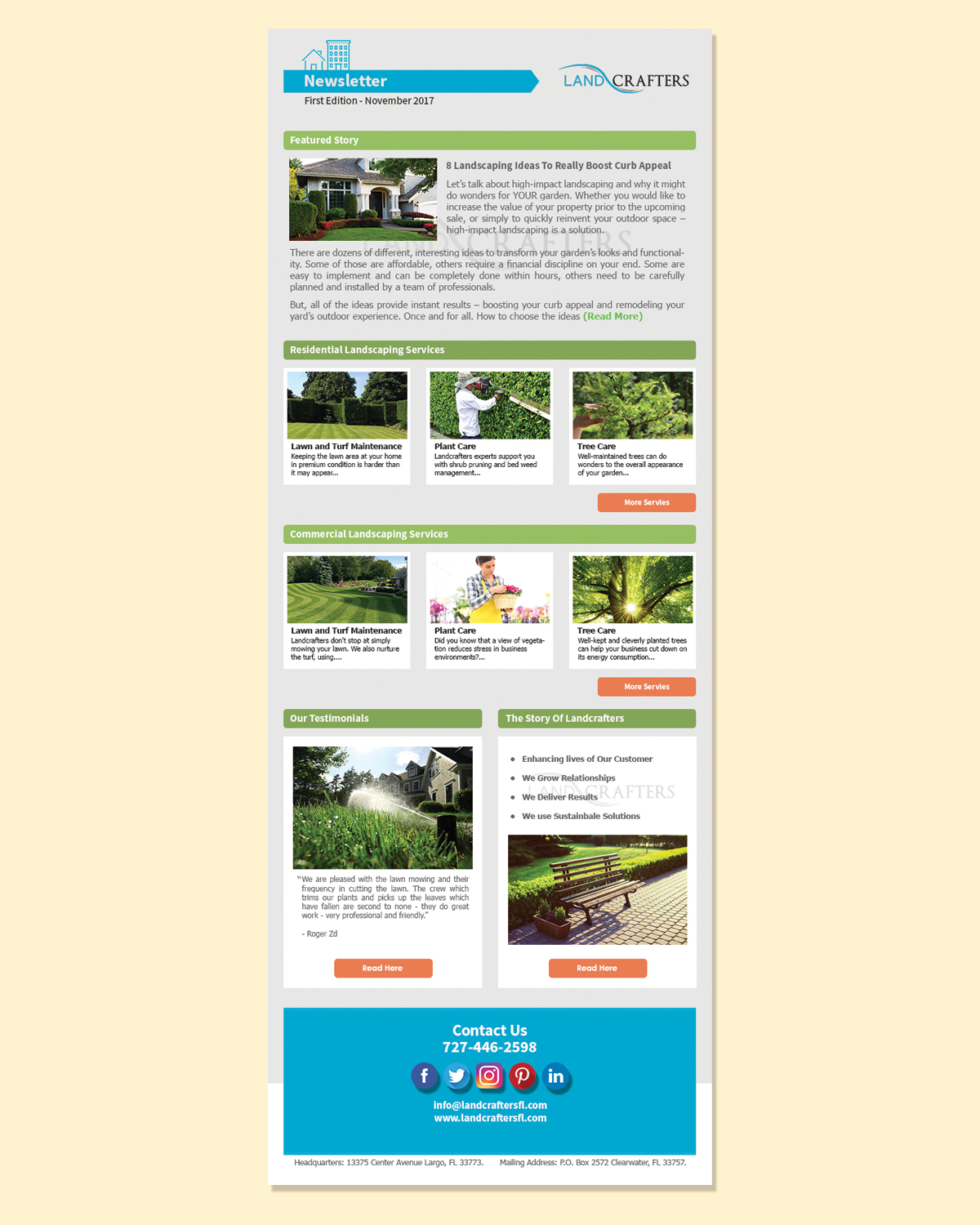 Newsletter Design by LeonFX for this project | Design #16641723