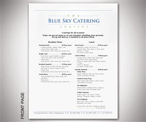 Menu Design by Alison for 321-863-3897 | Design: #2668776