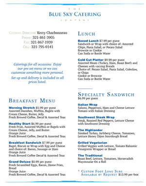Menu Design by iD_intelligentDesign for 321-863-3897 | Design: #2671080