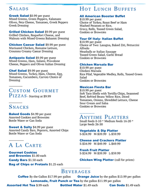 Menu Design by iD_intelligentDesign for 321-863-3897 | Design: #2671083