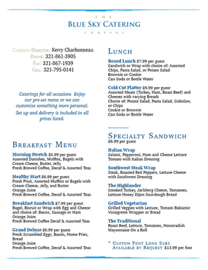 Menu Design by iD_intelligentDesign for 321-863-3897 | Design: #2674826