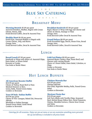 Menu Design by iD_intelligentDesign for 321-863-3897 | Design: #2674999