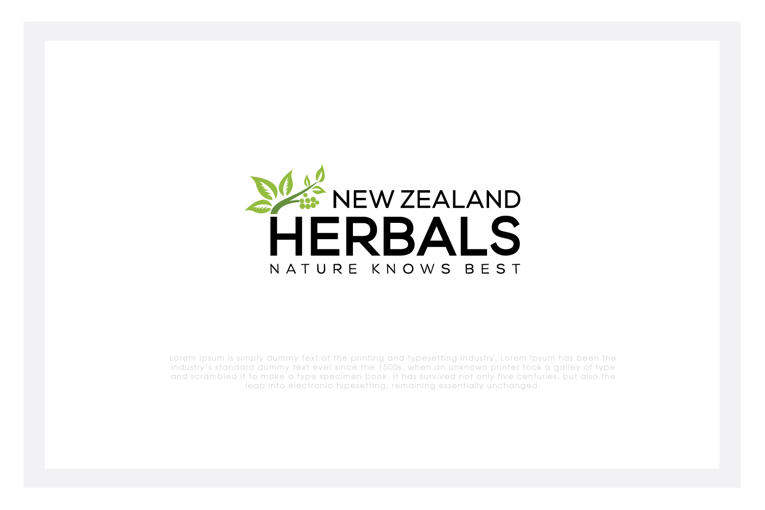 Logo Design by solidinto for New Zealand Herbals  | Design #16703153