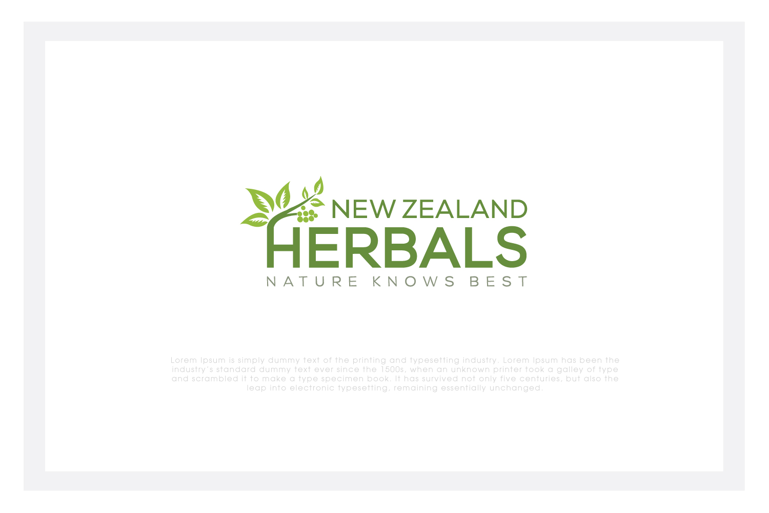 Logo Design by solidinto for New Zealand Herbals  | Design #16703154