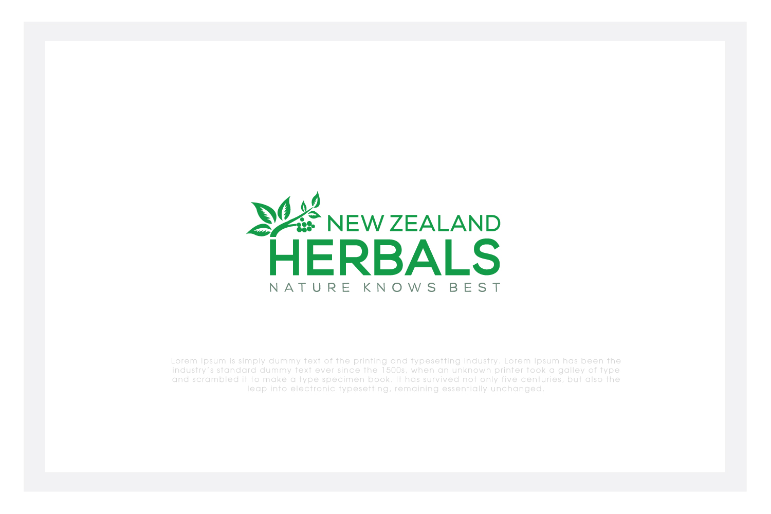 Logo Design by solidinto for New Zealand Herbals  | Design #16703228